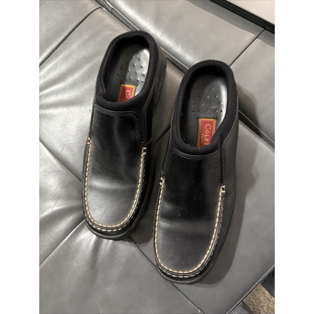 COLE HAAN BLACK WOMENS SZ 8 LOAFERS MINT